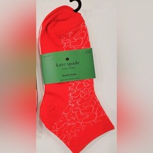 kate spade new your women’s quarter socks sz 5-10 3 pack